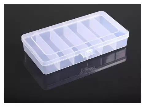 Бокс для хранения, 6 отделений, 21×10,5×3,5 см