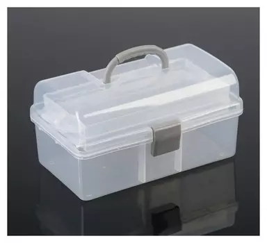 Бокс для хранения с раскладывающимися полочками