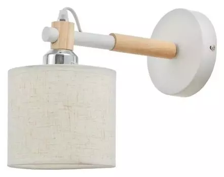 Бра 1070/1wt E27 60вт белый 25х15х18 см