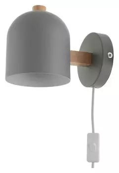 Бра 1668/1gy E27 40вт серый 18х13х16 см