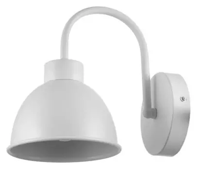 Бра 1669/1wt E27 40вт белый 15х22,5х21 см