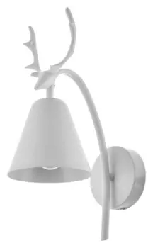 Бра 1670/1wt E27 40вт белый 22х12х34,5 см