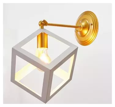 Бра 2403165/1 E27 40вт белый-золото 22х28х30 см