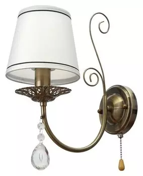 Бра "Глория" 1х40вт E14 бронза 20х15х35 см.