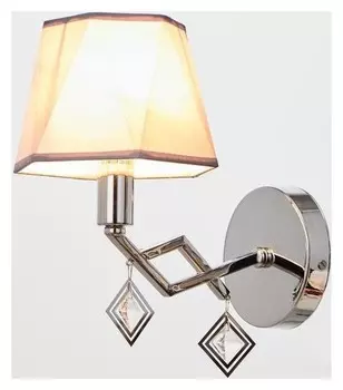 Бра "Нелла" 1x40вт E14 хром 20х32х30 см.