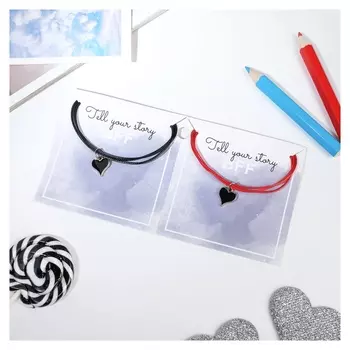 Браслет ассорти "Неразлучники" сердце