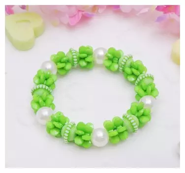 Браслет детский Юла Светло-зелёный
