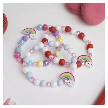 Браслет детский Радуга с облачком