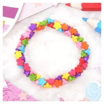 Браслет детский "Выбражулька" цветов букетик, цветной