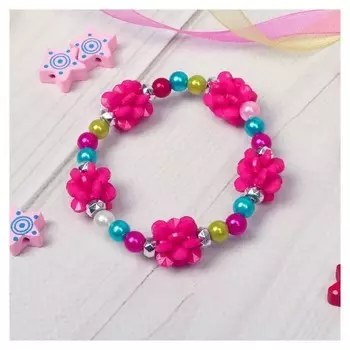 Браслет детский "Выбражулька" пионы
