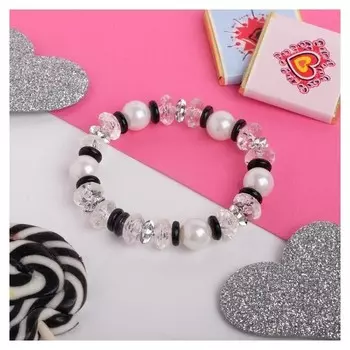 Браслет детский "Выбражулька" ундина, цвет белый