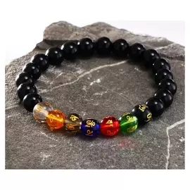 Браслет "Друиды" планеты, цветной, D=7