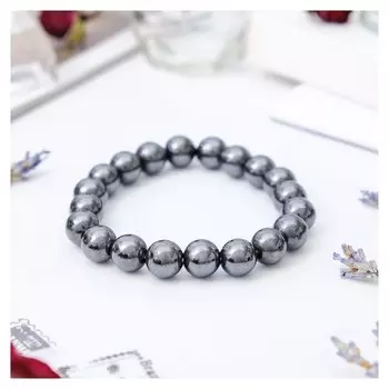 Браслет "Гематит" шар №10