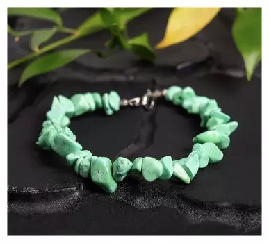 Браслет крошка "Кахолонг" под бирюзу