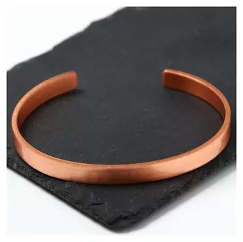 Браслет матовый "Медь" (H=7мм, D=75-80мм)