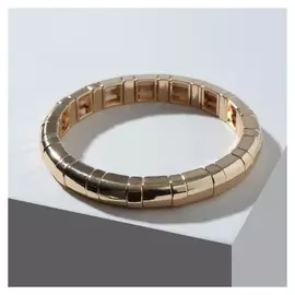 Браслет металл "Стойкость" прямоугольник, цвет золото