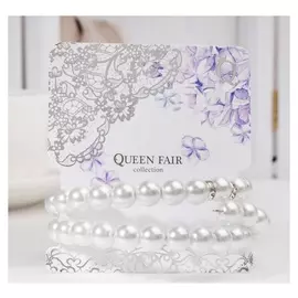 Браслет-пружинка "Жемчужинка морская" 3 ряда