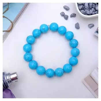 Браслет шар №12 "Бирюза"