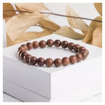Браслет шар №8 "Авантюрин коричневый"