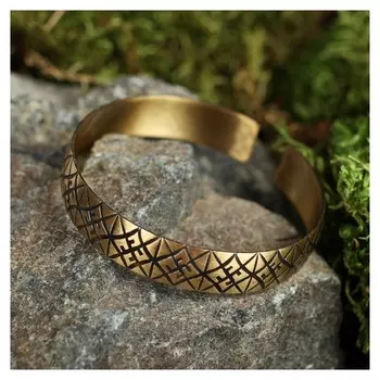 Браслет "Славянский" пластинчатый, узкий