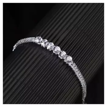 Браслет со стразами "Циркон" изыск, дорожка