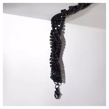 Браслет со стразами "Маскарад" косичка