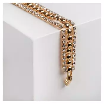 Браслет со стразами "Сияй" нить кругами