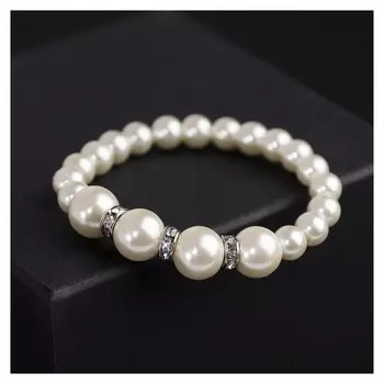 Браслет жемчуг "Невеста" бусины