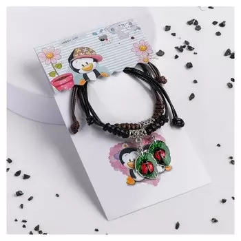 Браслеты "Неразлучники" божья коровка