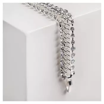 Браслеты со стразами "Сияй" цепочка