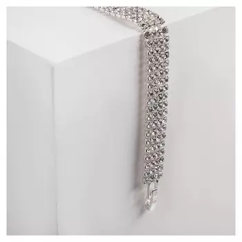 Браслеты со стразами "Сияй" четыре ряда