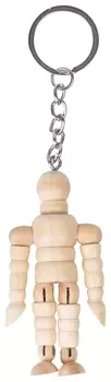 Брелок для ключей "Манекен человека" Brauberg ART Classic, дерево, высота 7 см., 191295