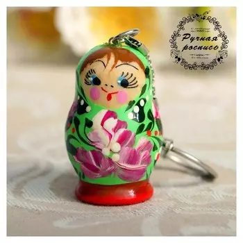Брелок «Матрёшка», художественная роспись