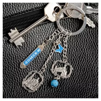 Брелок составной «Омск. статуя люба»