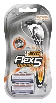 Бритва Flex 5 Hybrid (2 сменных картриджа)