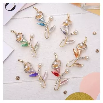 Брошь "Цветок", калла