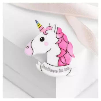 Брошь "Единорог"