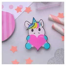 Брошь "Единорожка"