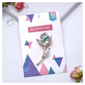 Брошь "Галиотис" роза, в розовом золоте