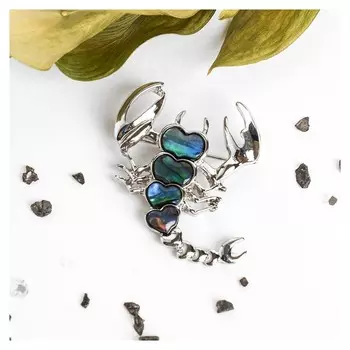 Брошь "Галиотис" скорпион