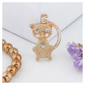 Брошь "Кошки"