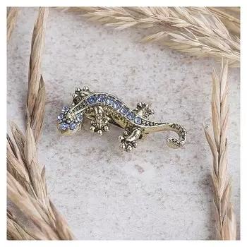 Брошь "Ящерка" мини