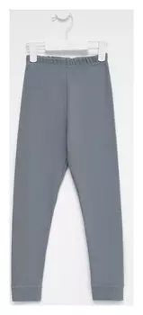 Брюки (Леггинсы) для девочки (термо) а.845, цвет серо-голубой, рост 104 см (30)