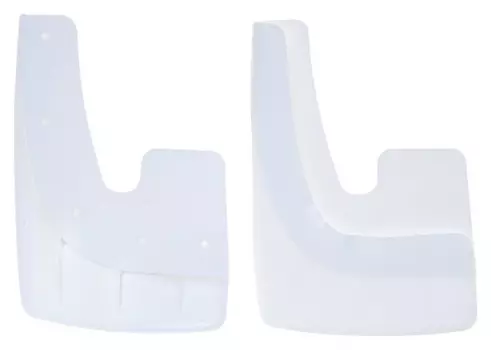 Брызговики универсальные аер, белые, набор 2 шт.