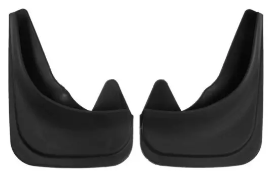 Брызговики универсальные тюменьавтодеталь, 22 х 29 см, резина, чёрные, набор 2 шт