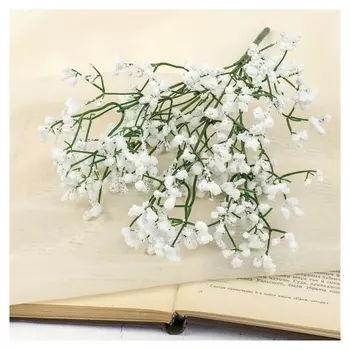 Букет "Гипсофила снежная" 33 см, белый