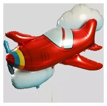 Букет из шаров "Самолет", набор 3 шт