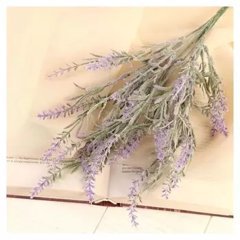 Букет "Тысячелистник" 35 см, фиолетовый