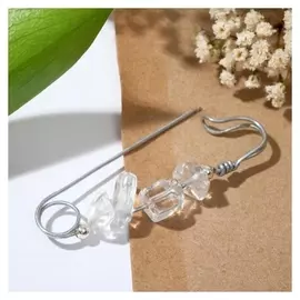 Булавка-оберег ручная работа "Горный хрусталь", 5 см