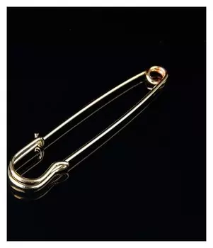 Булавка "Простая" 7см, цвет золото